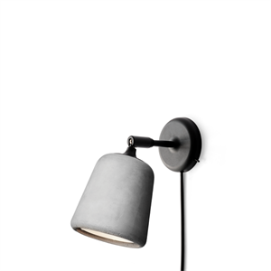 New Works Material Vägglampa Concrete Light Grey
