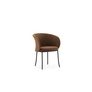 Normann Copenhagen Knit Matstol Svart/Brandy