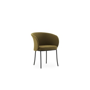 Normann Copenhagen Knit Matstol Svart/Oliv