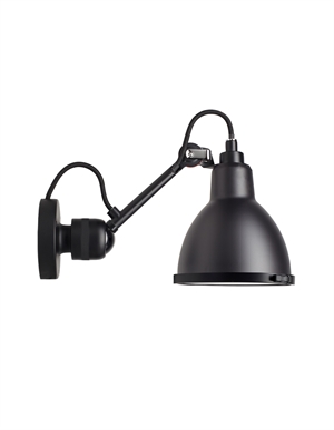 Lampe Gras N304 Vägglampa Badrum Matt Svart