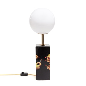 Seletti Toiletpaper Home Black Lipsticks Bordslampa Vit/ Multifärgad