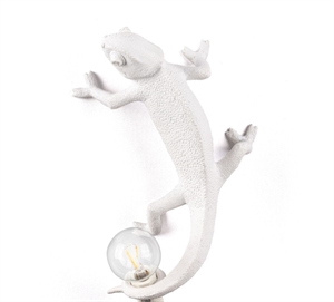 Seletti Chameleon Going Up Vägglampa Vit