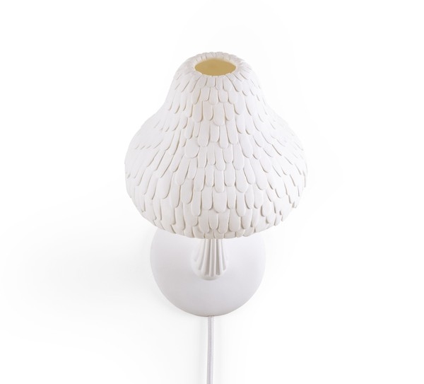 Seletti Mushroom Vägglampa Vit