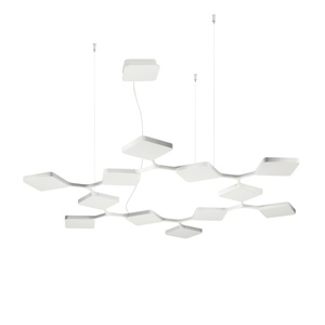 Stilnovo Quad Taklampa Cirkel Vit