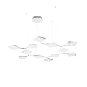 Stilnovo Quad Taklampa Upp/Ner Vit