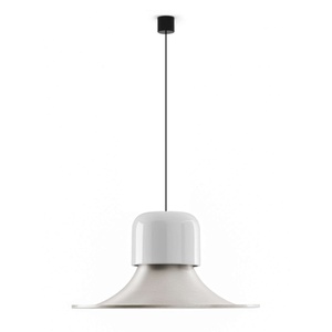 Stilnovo Campana Taklampa Blank Grå/ Aluminium