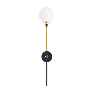 Stilnovo Galassia Vägglampa 1 Guld/ Vit