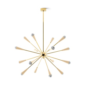 Stilnovo Sputnik Taklampa 16 Guld/Elfenben