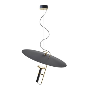 Stilnovo Luna Taklampa Vit/ Svart