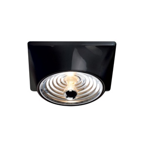 Stilnovo Goletta Vägglampa Blank Svart/ Transparent