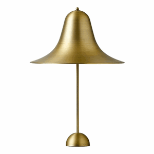 Verner Panton Pantop Bordslampa Mässing Stor
