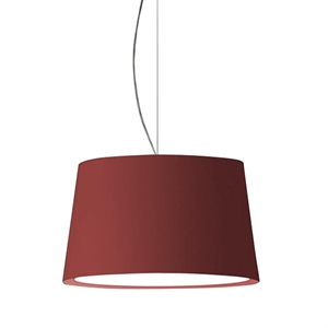 Vibia Warm Pendel Aluminiumskärm Matt Röd