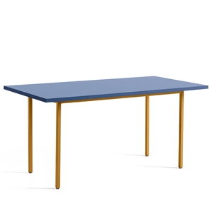 HAY Tvåfärgat Matbord L160 Ockra/Blå