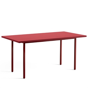 HAY Tvåfärgat Matbord L160 Rödbrun/Röd