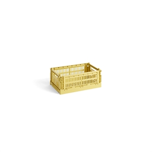 HAY Colour Crate Förvaringslåda Liten Liten Gul