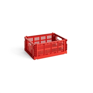 HAY Colour Crate Förvaringslåda Mellan Röd