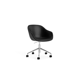 HAY AAC253 Snurrstol med hjul Aluminium/Sierra SI1001