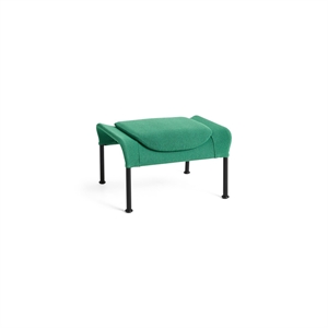 HAY O2 Ottoman Mjuk Grön/ Svart