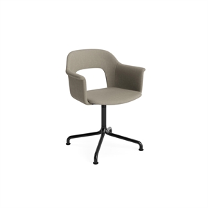 HAY Layout 254 Matstol Med Armstöd & Snurrbar Naveli 133/ Svart