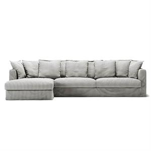 Decotique Le Grand Air 3-sitssoffa Höger, Askrandig/linne