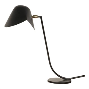 Serge Mouille Antony Bordslampa Svart