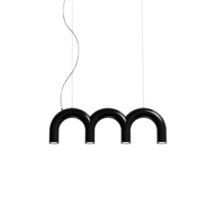 Oblure Arch Triplette Taklampa Svart