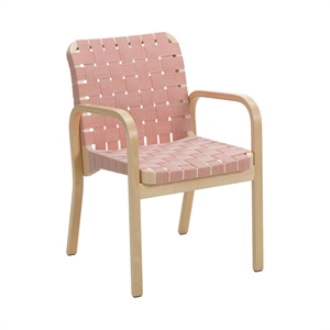 artek A45 Matstol Honungsbetsad/ Röd
