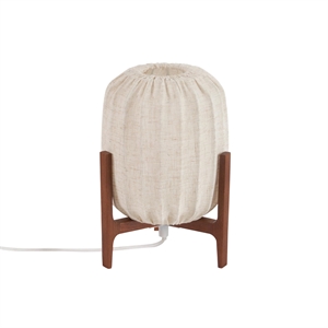 Watt & Veke Prisma Bordslampa Mini Mörk Ask/Naturfärgad