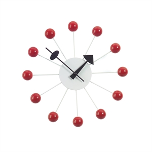 Vitra Ball Clock Watch Röd