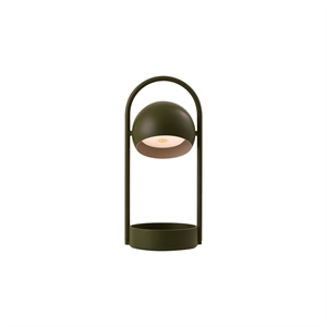 Frandsen Ball Bärbar Bordslampa Olivgrön