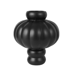 Louise Roe Ballong 03 Vas Bläck Svart