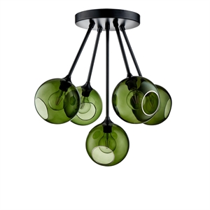 Design by Us Ballroom Molecule Taklampa Armé/ Svart