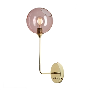 Design by Us Ballroom Vägglampa Lång Rosa