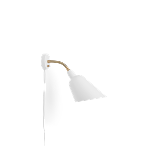&tradition Bellevue AJ9 Væglampe Ivory Hvid & Messing