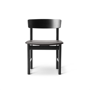 Fredericia Furniture 3236 Matbordsstol Svartlackerad ek/Läder 86