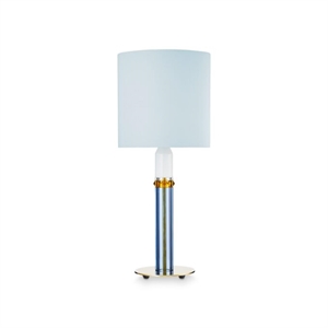 Design by Us Carnival No. 1 Bordslampa Ljusblå/ Brun/ Vit