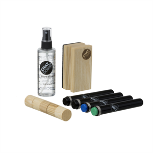 Chat Board Woody Startset för brädor Ek/ Svart/ blå/ Grön