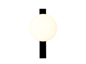 Estiluz Circ Vägglampa med platta Svart