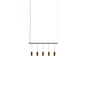 Santa & Cole Cirio Lineal 1 Módulo Taklampa Polerad Mässing