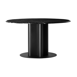 Design By Us Hard To Resist Matbord Ø140 Svart/Marmor