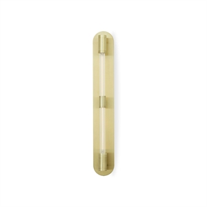 Design By Us Liberty Dubbel Vägglampa Borstat Guld