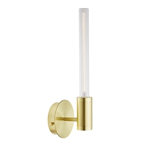 Design By Us Liberty Enkel Vägglampa Borstat Guld