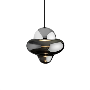 Design By Us Nutty Taklampa Rök/ Krom