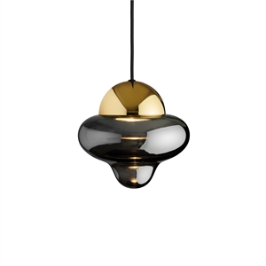 Design By Us Nutty Taklampa Rökfärgad/Guld