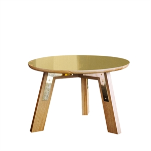 Design By Us Oakwood Soffbord Ø60 Mässing