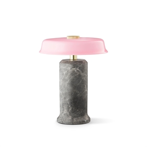 Design By Us Trip No. 2 Bärbar Lampa Silver Marmor/Rosa