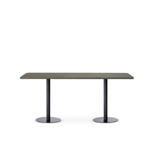 Design By Us Skins Soffbord 174x74 Svart/ Mossa