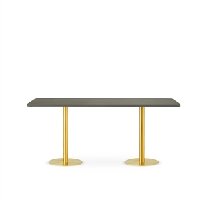 Design By Us Skins Soffbord 174x74 Guld/Mossa