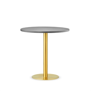 Design By Us Skins Soffbord Ø74 Guld/Rökfärgad