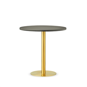 Design By Us Skins Soffbord Ø74 Guld/Mossa